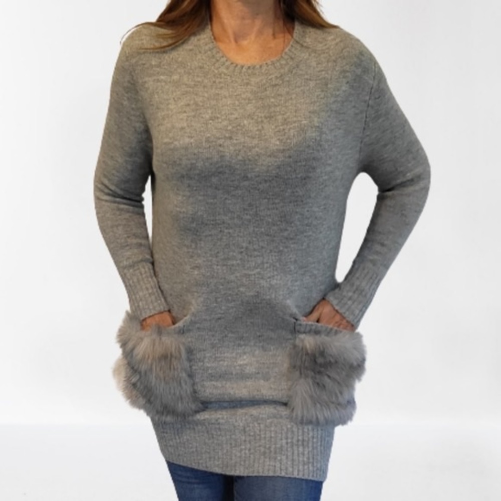 XS gray MAGASCHONI dress